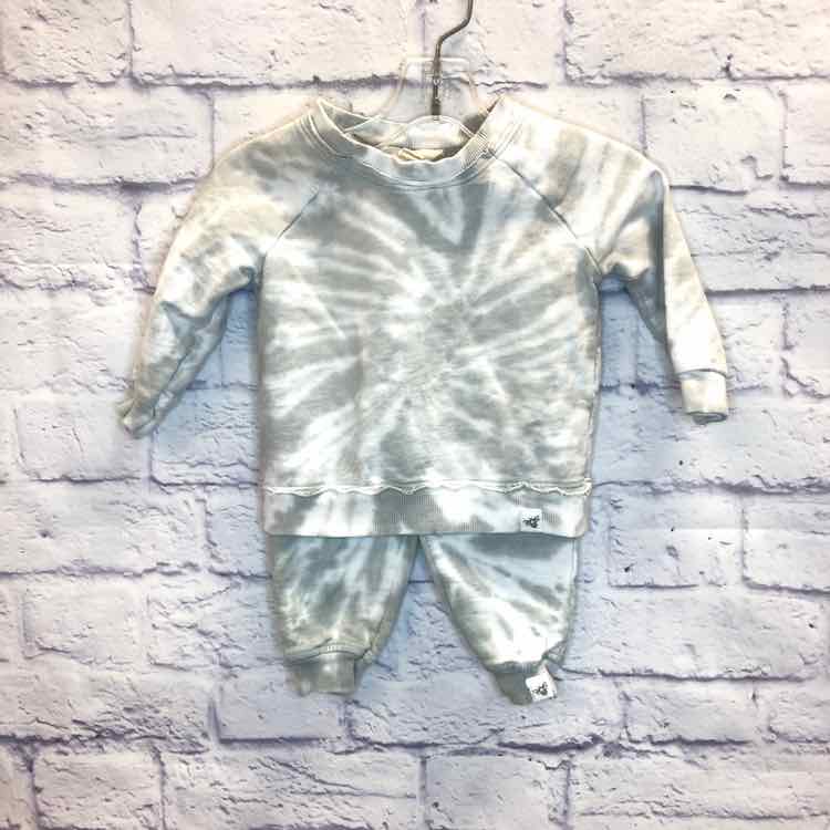 Burts Bees Gray Size 3-6 Months Boys 2 Piece Outfit