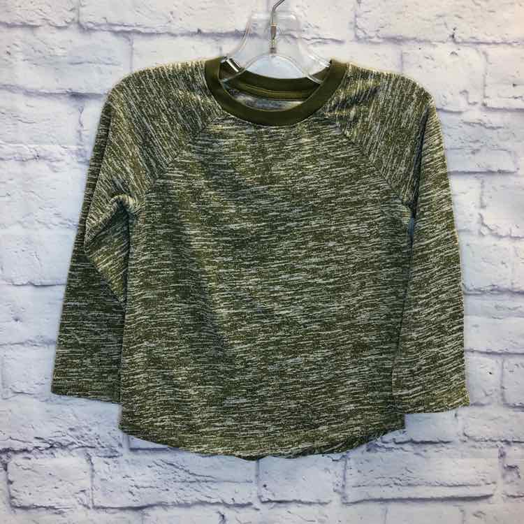 Cat & Jack Green Size 5 Boys Long Sleeve Shirt