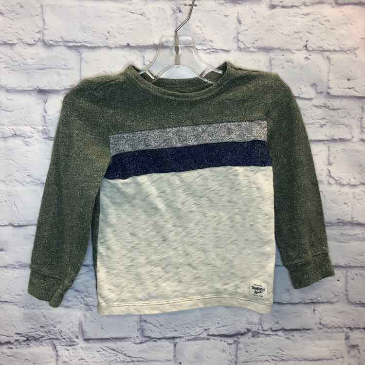 Oshkosh Green Size 5 Boys Long Sleeve Shirt