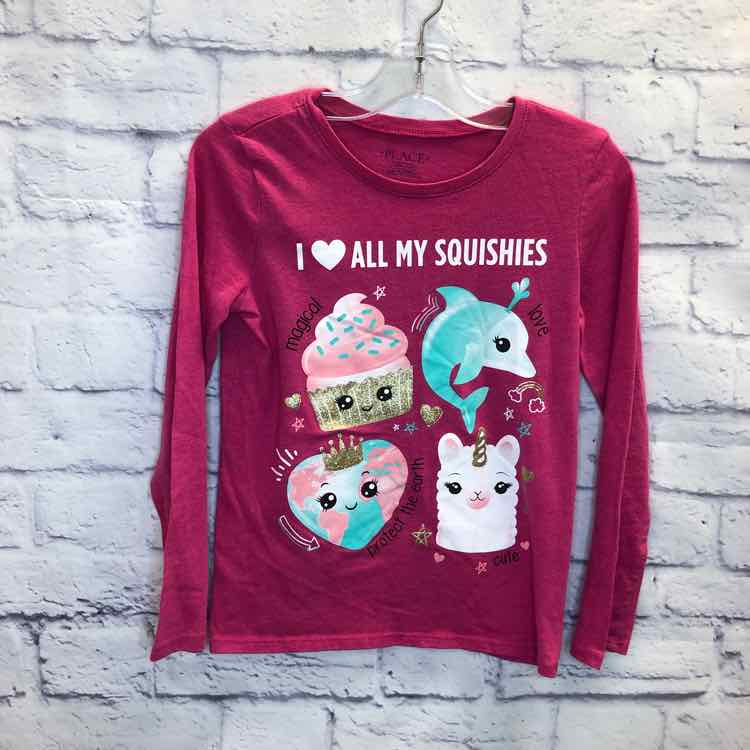 Childrens Place Pink Size 7 Girls Long Sleeve Shirt