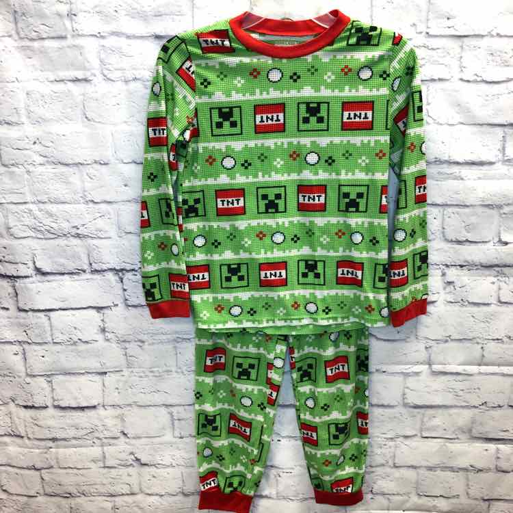 Minecraft Green Size 10 Boys Pajamas