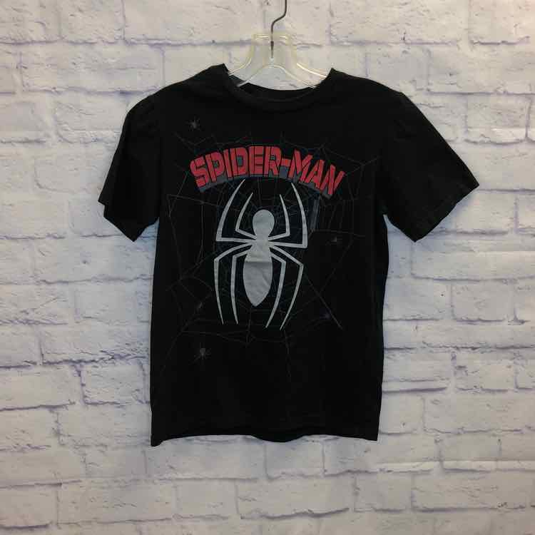 Spiderman Black Size 12 Boys Short Sleeve Shirt
