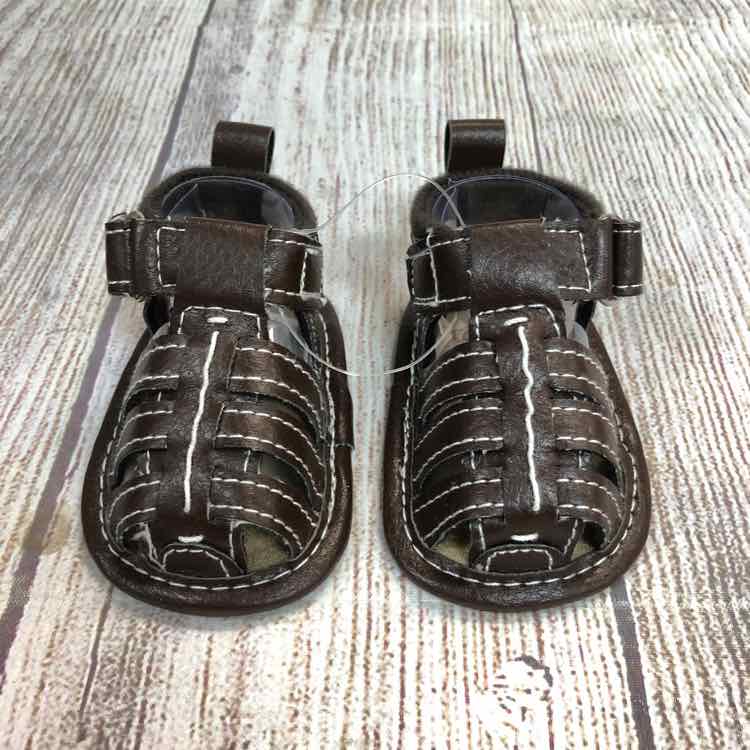 Stepping Stones Brown Size 1 Boys Sandals