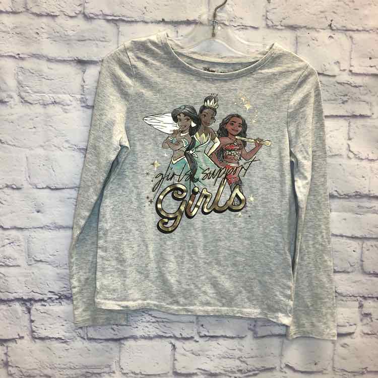Disney Gray Size 8 Girls Long Sleeve Shirt