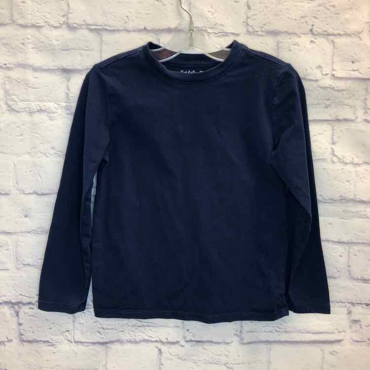 Cat & Jack Navy Size 6 Boys Long Sleeve Shirt