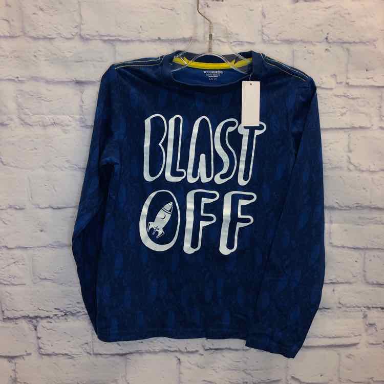 Toughskins Blue Size 7 Boys Long Sleeve Shirt