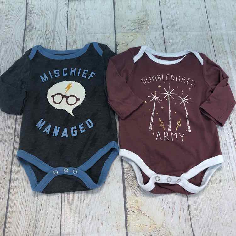 Harry Potter Red Size 0-3 Months Boys Bodysuit
