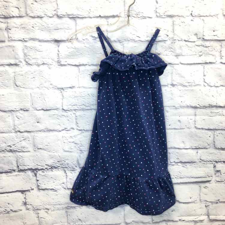 Tea Navy Size 4T Girls Dress