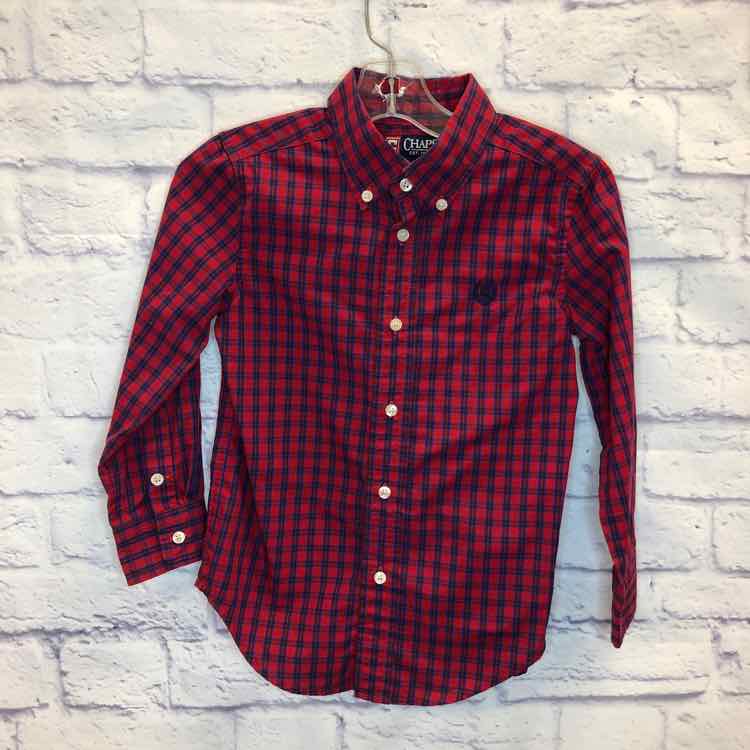 Chaps Red Size 5 Boy Polo or Button Down