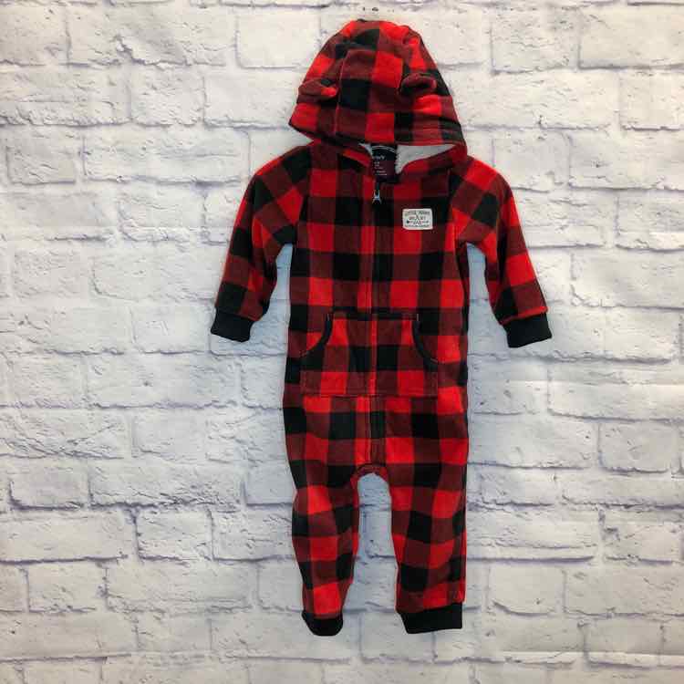 Carters Red Size 12 Months Boys Romper