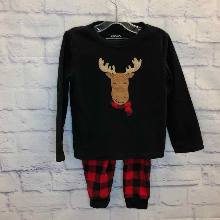 Just One You Red & Black Size 4T Boys Pajamas