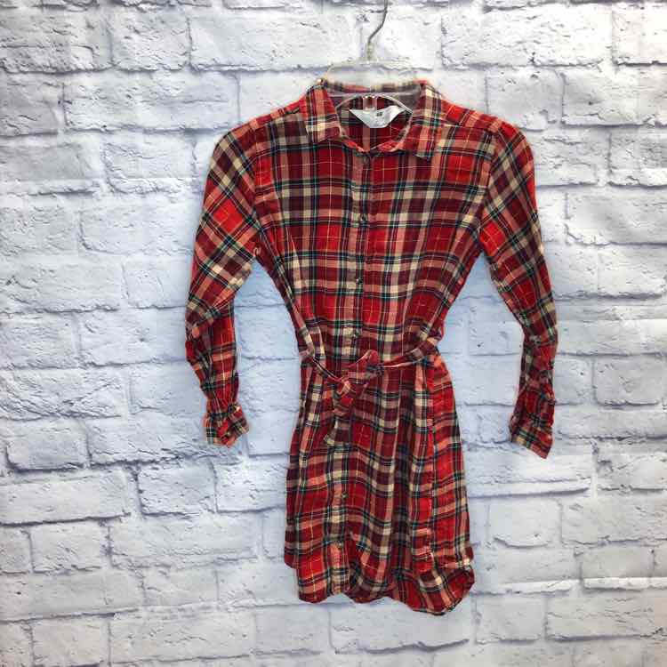 H&M Plaid Size 7 Girls Dress