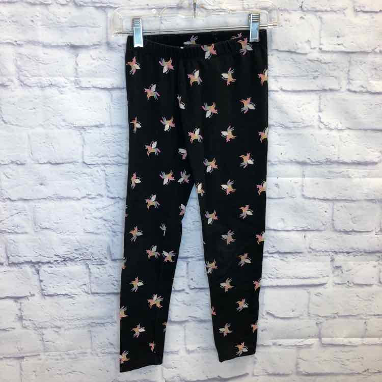 Cat & Jack Black Size 6 Girls Leggings
