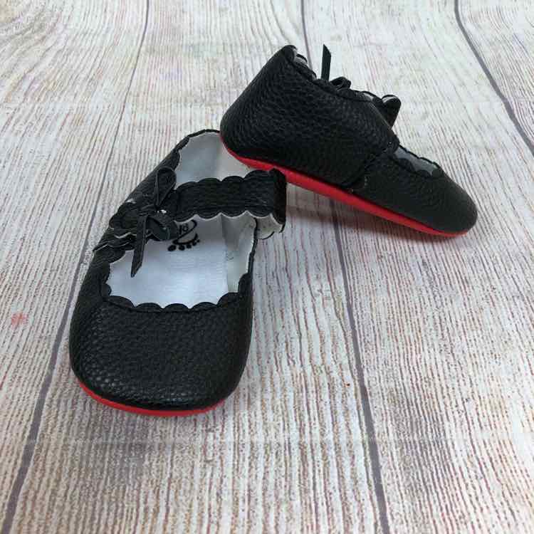 Hongteya Black Size 2 Girls Casual Shoes