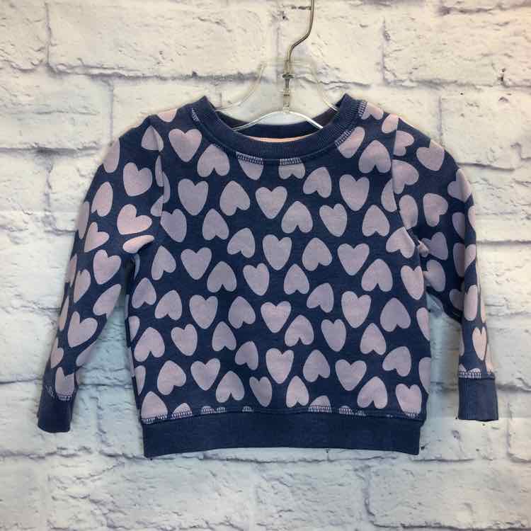 Cat & Jack Hearts Size 18 Months Girls Sweatshirt/Hoodie