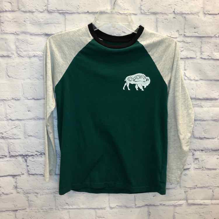 Old Navy Green Size 14 Boys Long Sleeve Shirt