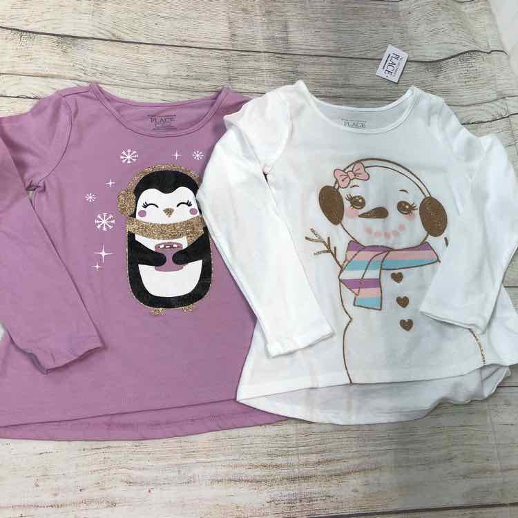 Childrens Place Purple Size 4T Girls Long Sleeve Shirt