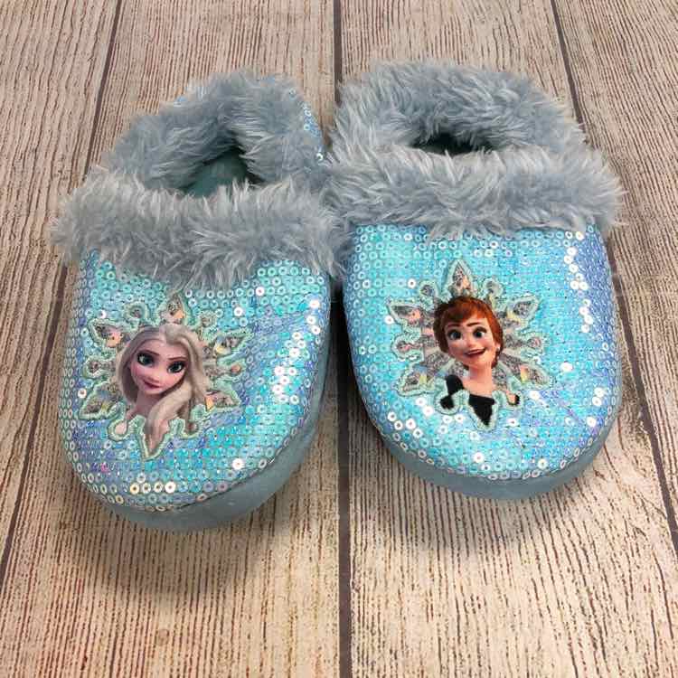 Frozen Blue Size 9 Girls Slippers