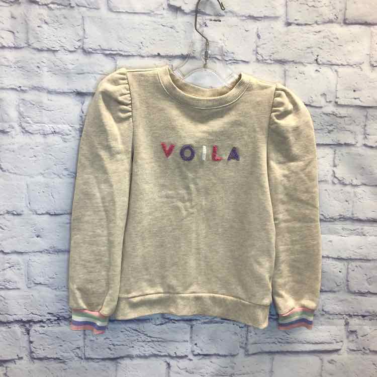 Janie & Jack Tan Size 7 Girls Sweatshirt/Hoodie