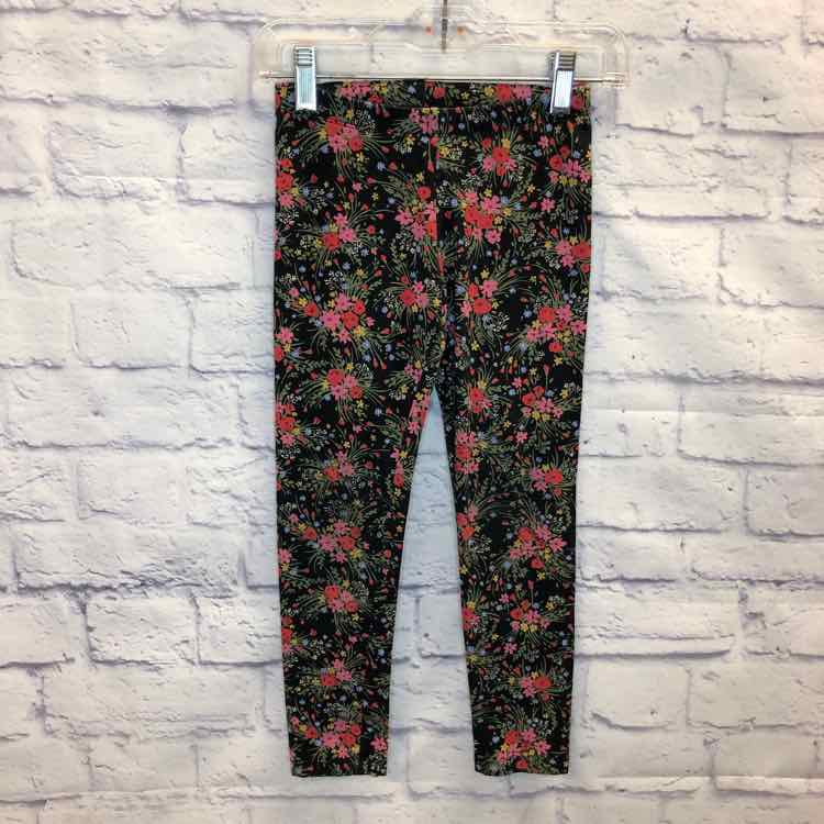Cat & Jack Floral Size 6 Girls Leggings