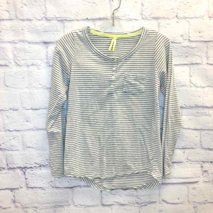 Poof Gray Size 7 Girls Long Sleeve Shirt