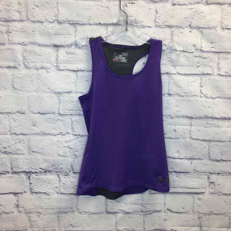 Under Armour Purple Size 8 Girls Tank Top