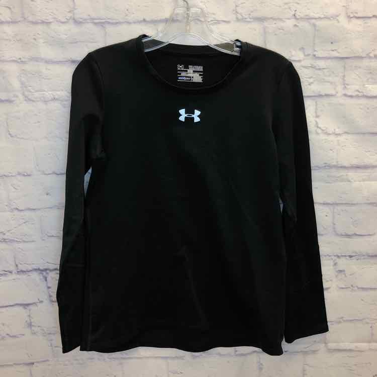 Under Armour Black Size 16 Boys Long Sleeve Shirt