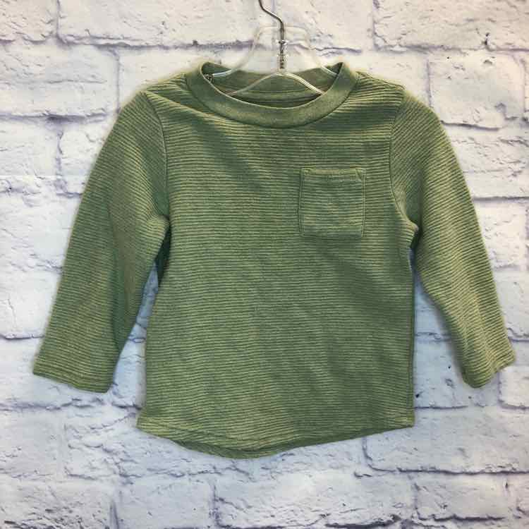 Cat & Jack Green Size 18 Months Boys Long Sleeve Shirt