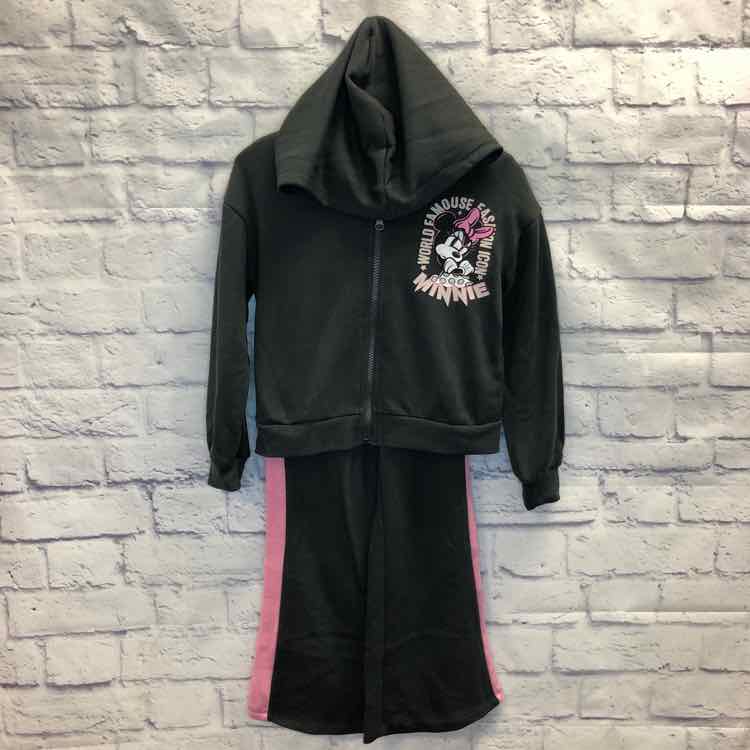 Minnie Mouse Gray Size 6 Girls 3 Piece Outfit