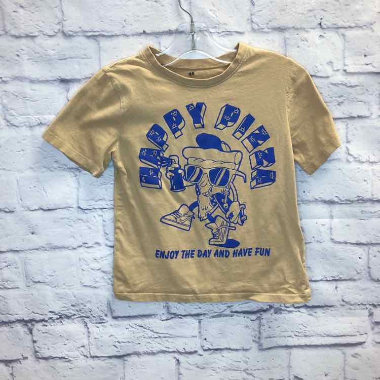 H&M Brown Size 5 Boys Short Sleeve Shirt