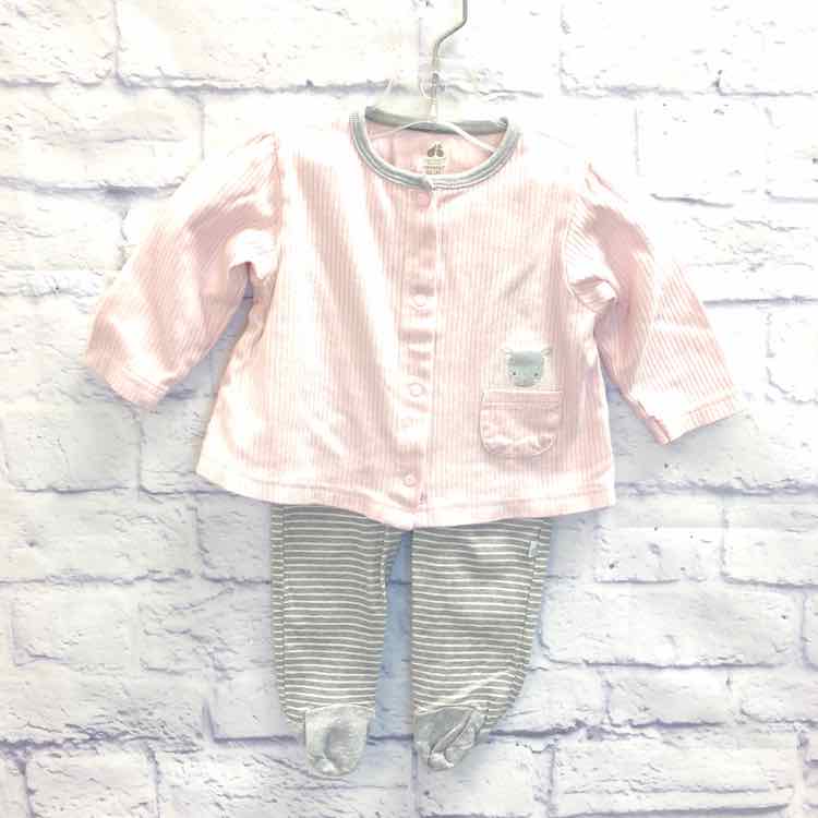 Just Born Pink Size 6-9 Months Girls 2 Piece Outfit
