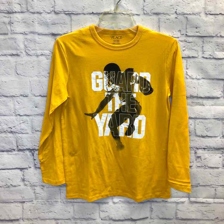 Childrens Place Yellow Size 10 Boys Long Sleeve Shirt