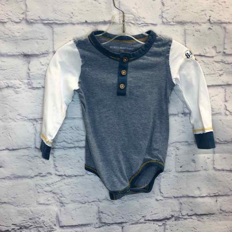 Burts Bees Blue Size 18 Months Boys Bodysuit