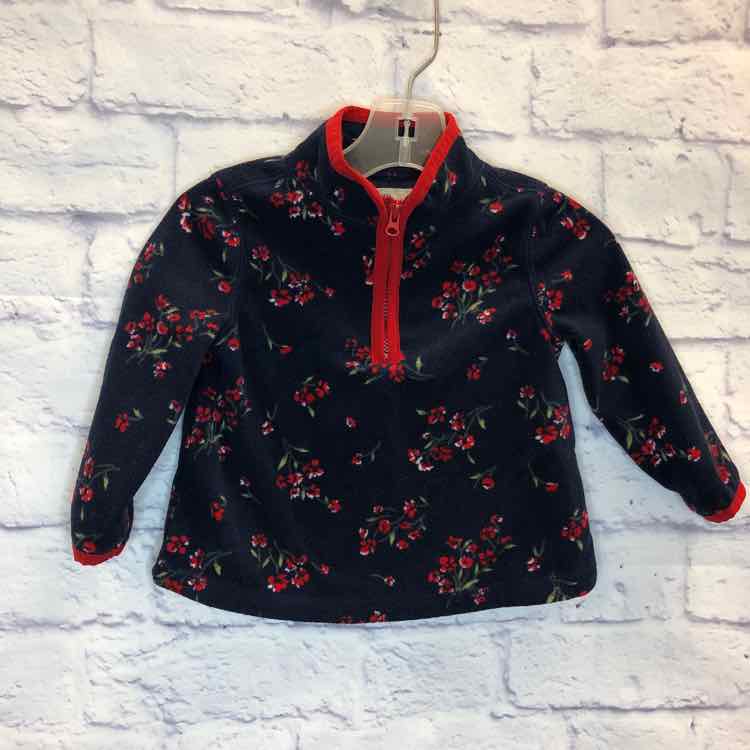 Oshkosh Floral Size 12 Months Girls Sweatshirt/Hoodie
