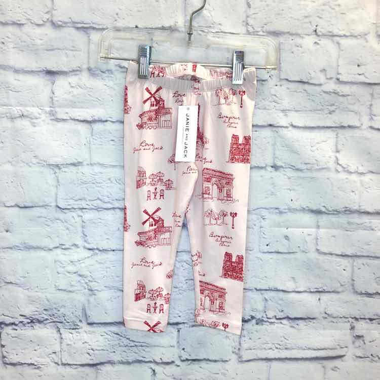 Janie & Jack Pink Size 18-24 months Girls Leggings