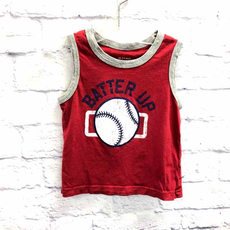 Childrens Place Red Size 18-24 months Boys Tank Top