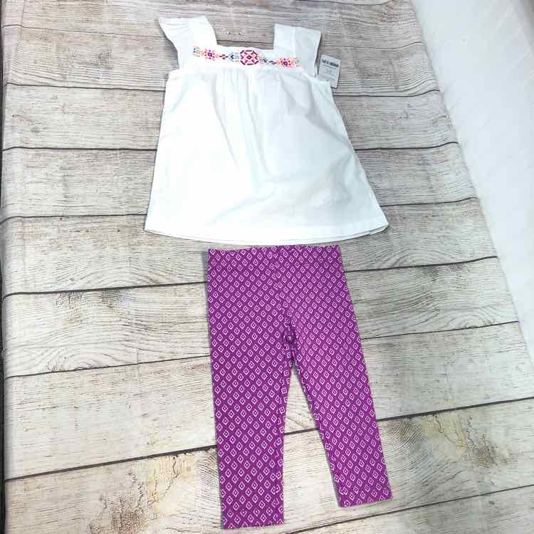 Carters Purple Size 3T Girls 2 Piece Outfit
