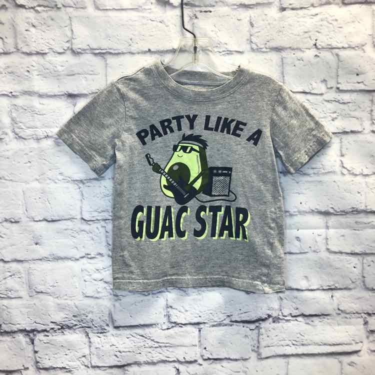 Carters Gray Size 3T Boys Short Sleeve Shirt