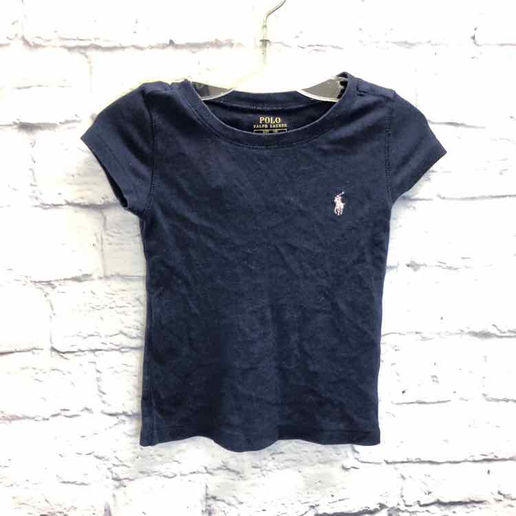 Polo Ralph Lauren Navy Size 3T Girls Short Sleeve Shirt