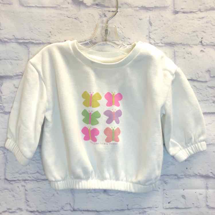 Primark White Size 3-6 Months Girls Sweatshirt/Hoodie