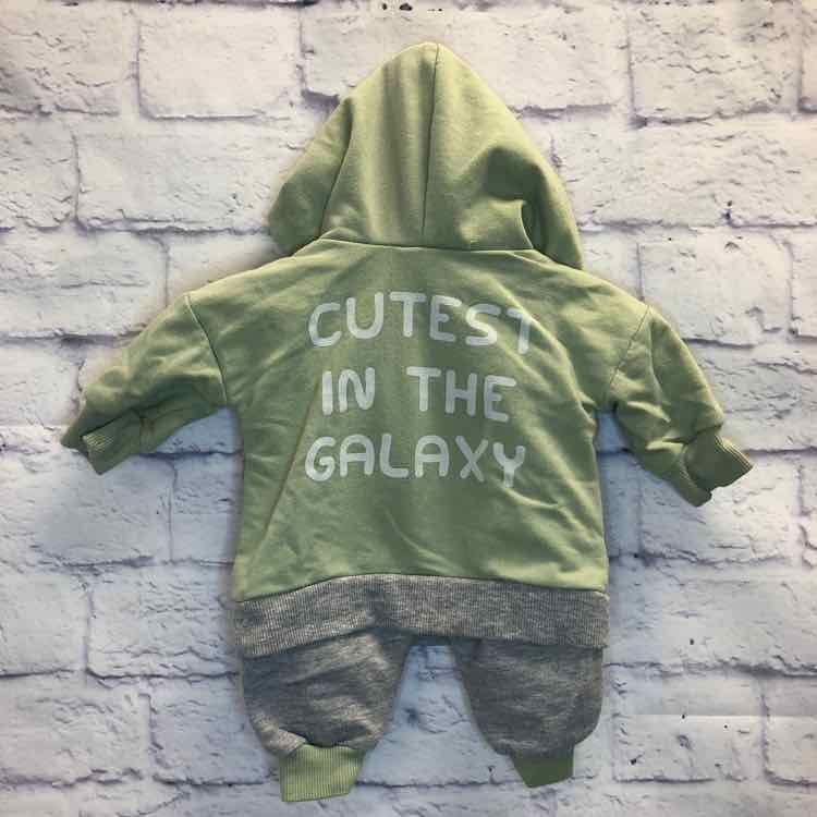 Star Wars Green Size Newborn Boys 2 Piece Outfit