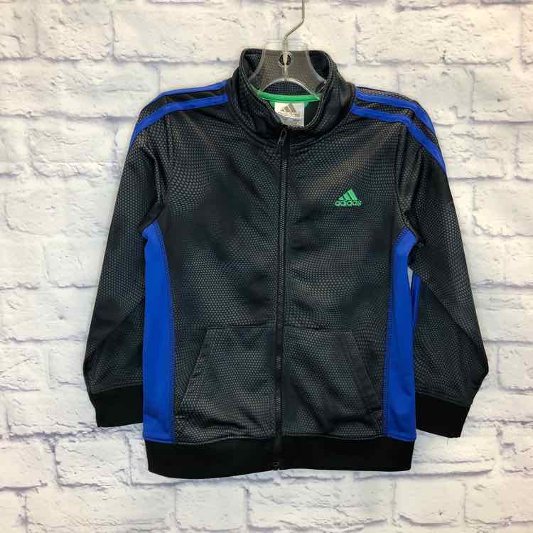 Adidas Gray Size 7 Boys Coat/Jacket