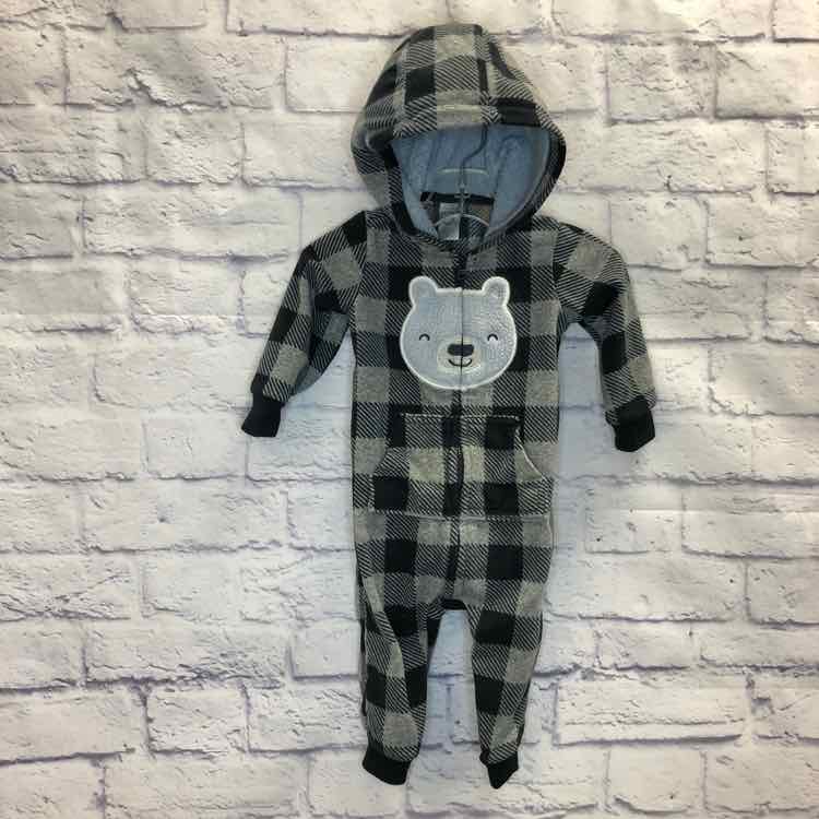 Carters Gray Size 9 Months Boys Romper