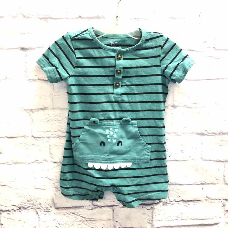 Just One You Green Size 18 Months Boys Romper