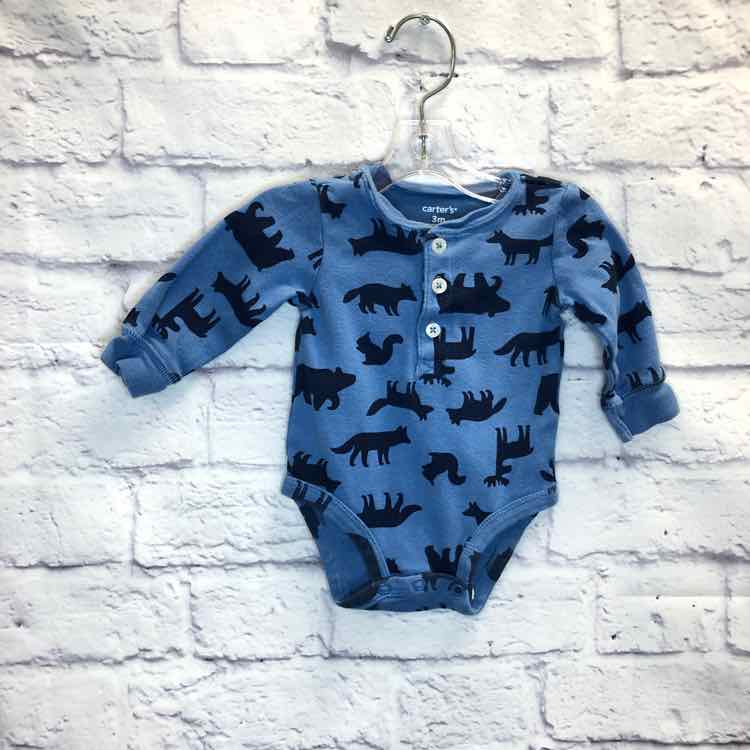 Carters Blue Size 3 Months Boys Bodysuit