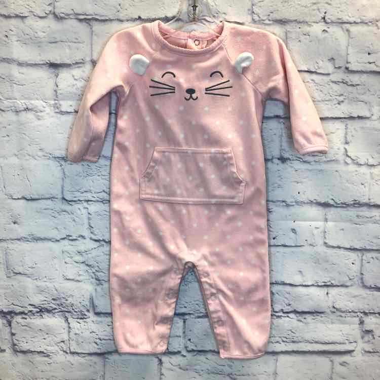 Carters Pink Size 6 Months Girls Romper