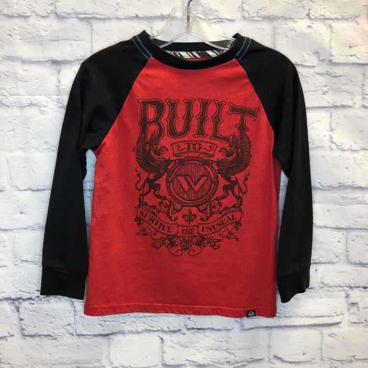 Shaun White Red & Black Size 6 Boys Long Sleeve Shirt