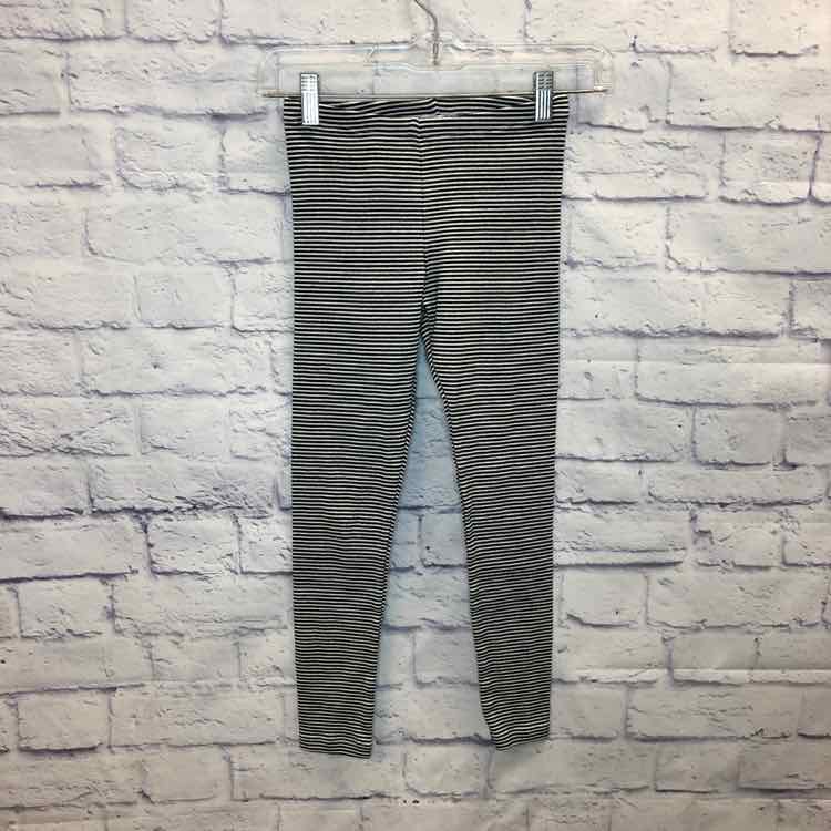 Tea Stripe Size 10 Girls Leggings