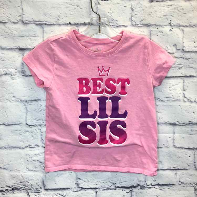 Childrens Place Pink Size 5 Girls Short Sleeve Shirt