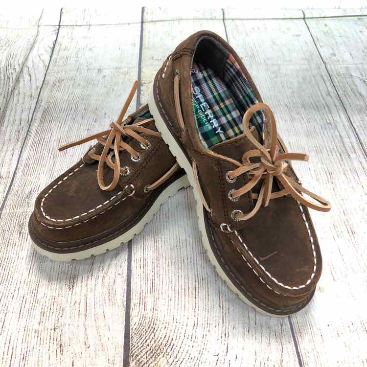 Sperry Brown Size 12.5 Boys Casual Shoes